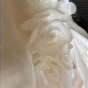 Strapless Ivory Wedding Dress, Like New, Size 6